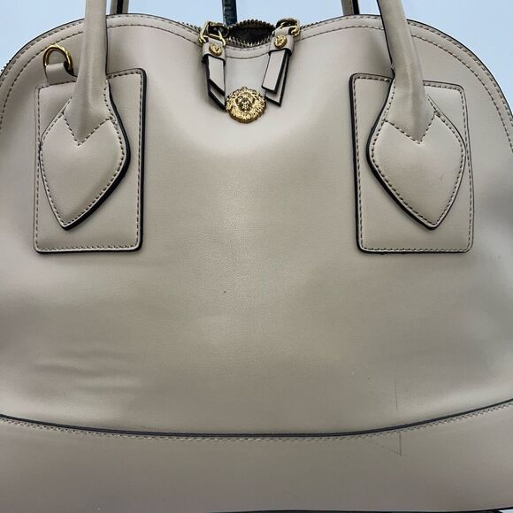 Anne Klein Faux Leather Deep Cream Domed Large‎ Bag - Picture 2 of 10